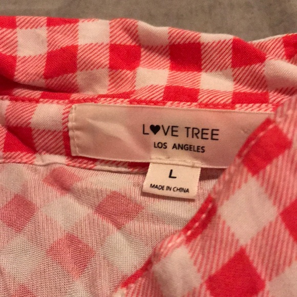 Plaid Button Down Blouse - Picture 4 of 4